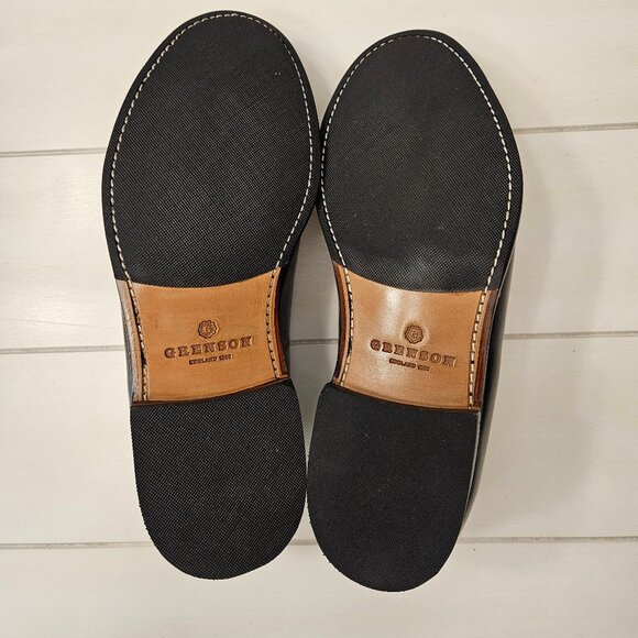 Grenson Black Leather Merlin Tassel Loafers - 10 UK/11 US main image 11
